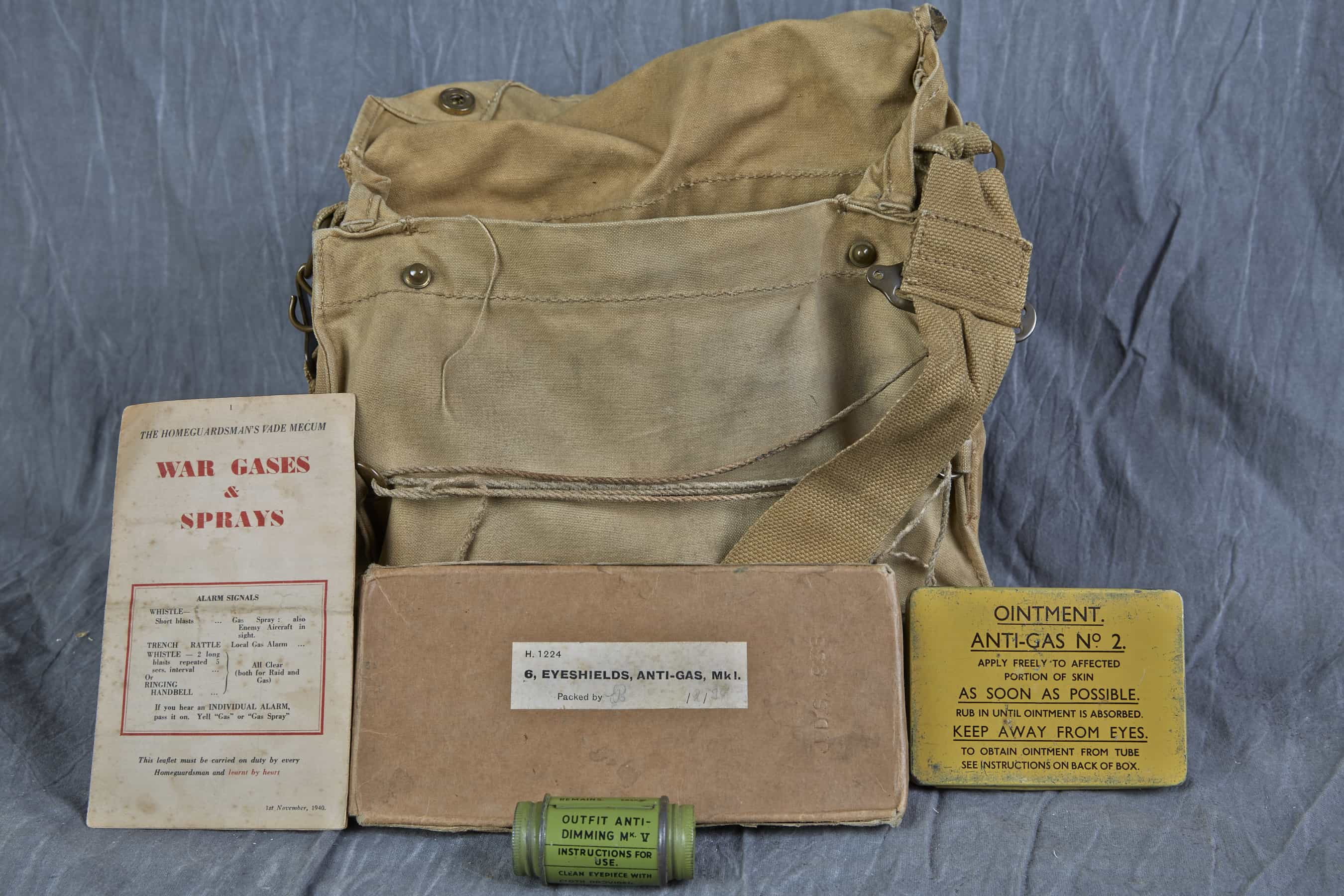 Respirator, Anti-Gas, General Service, Mk V & Haversack, Mk VI