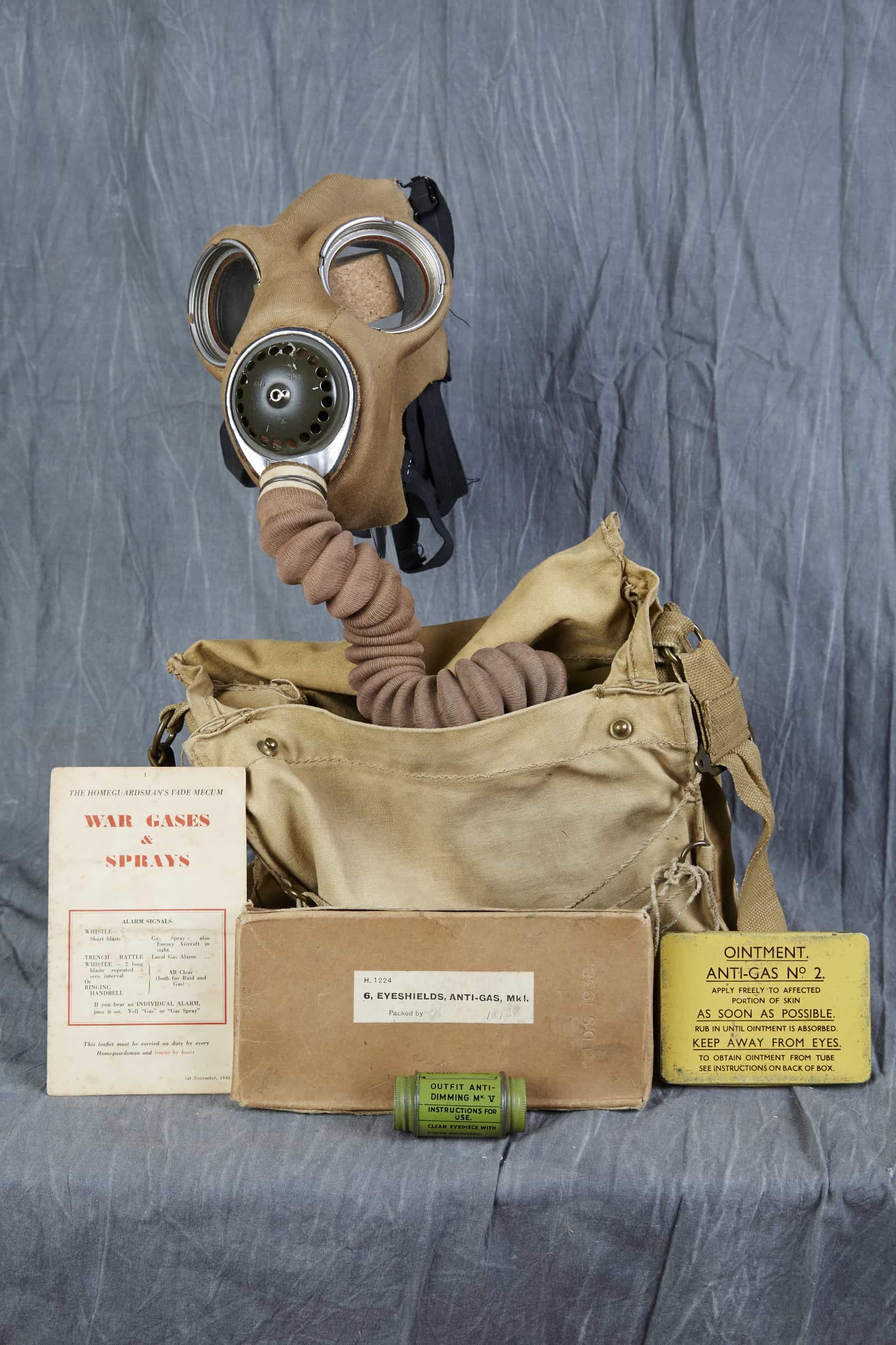 Respirator, Anti-Gas, General Service, Mk V & Haversack, Mk VI