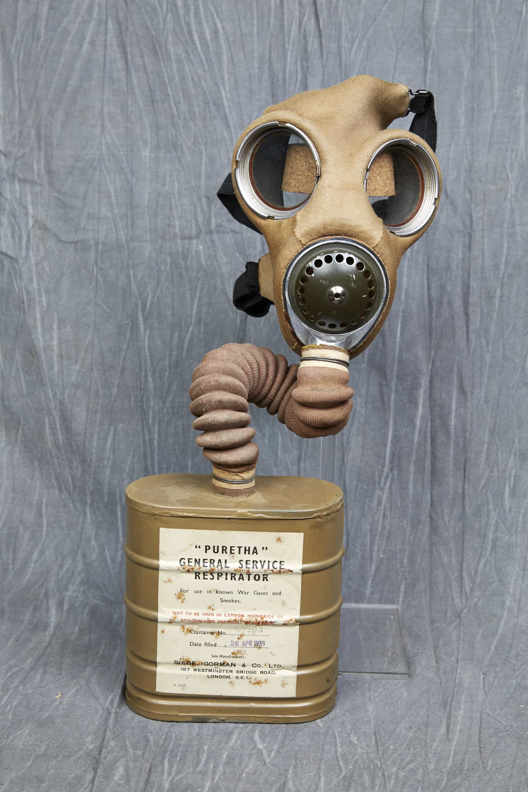Respirator, Anti-Gas, General Service, Mk V & Haversack, Mk VI