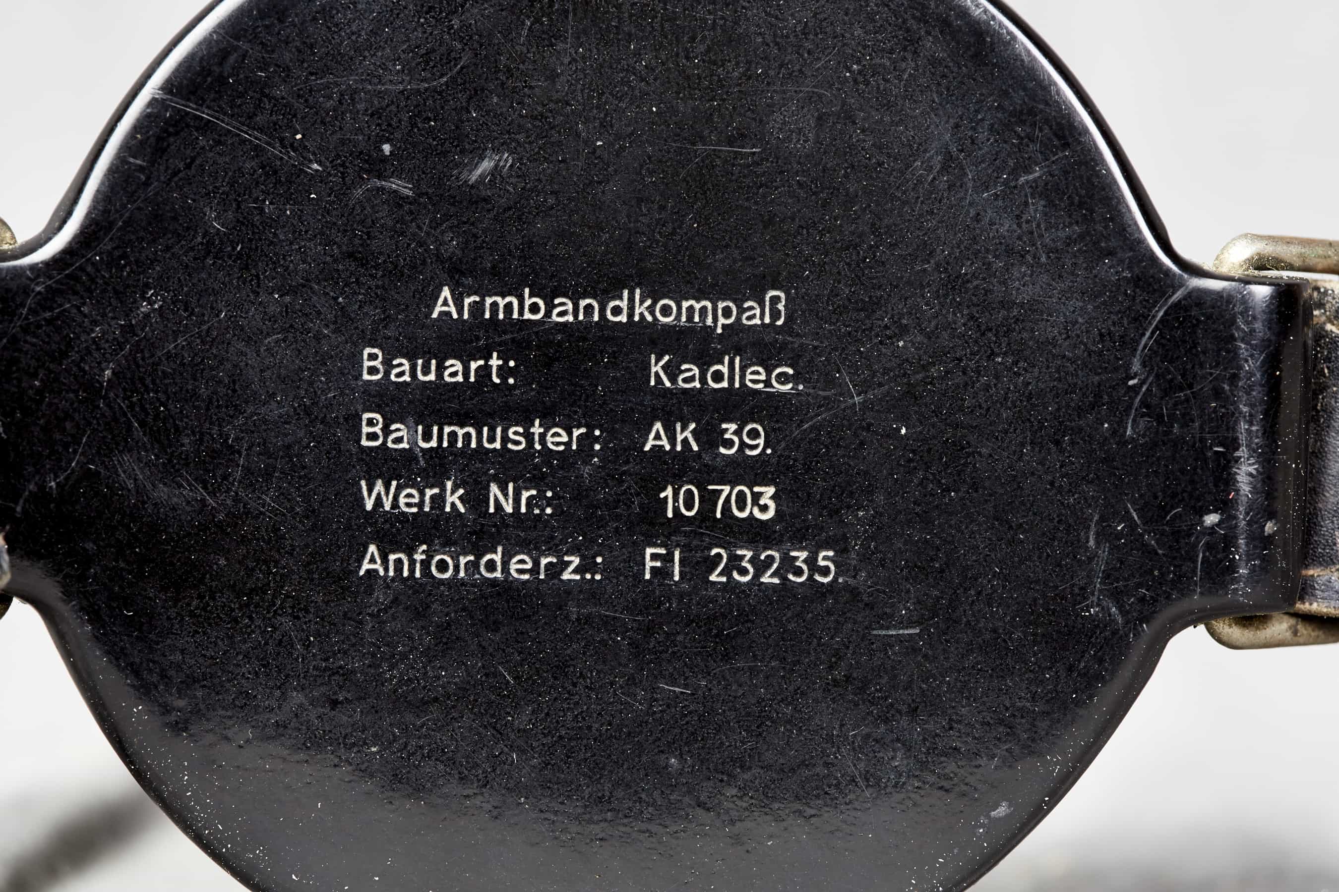 Luftwaffe AK 39 Wrist Compass