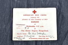 American Red Cross Dance invitation