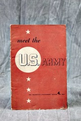 'Meet the US Army' booklet