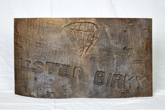 Bronze Cast of a Tree Carving