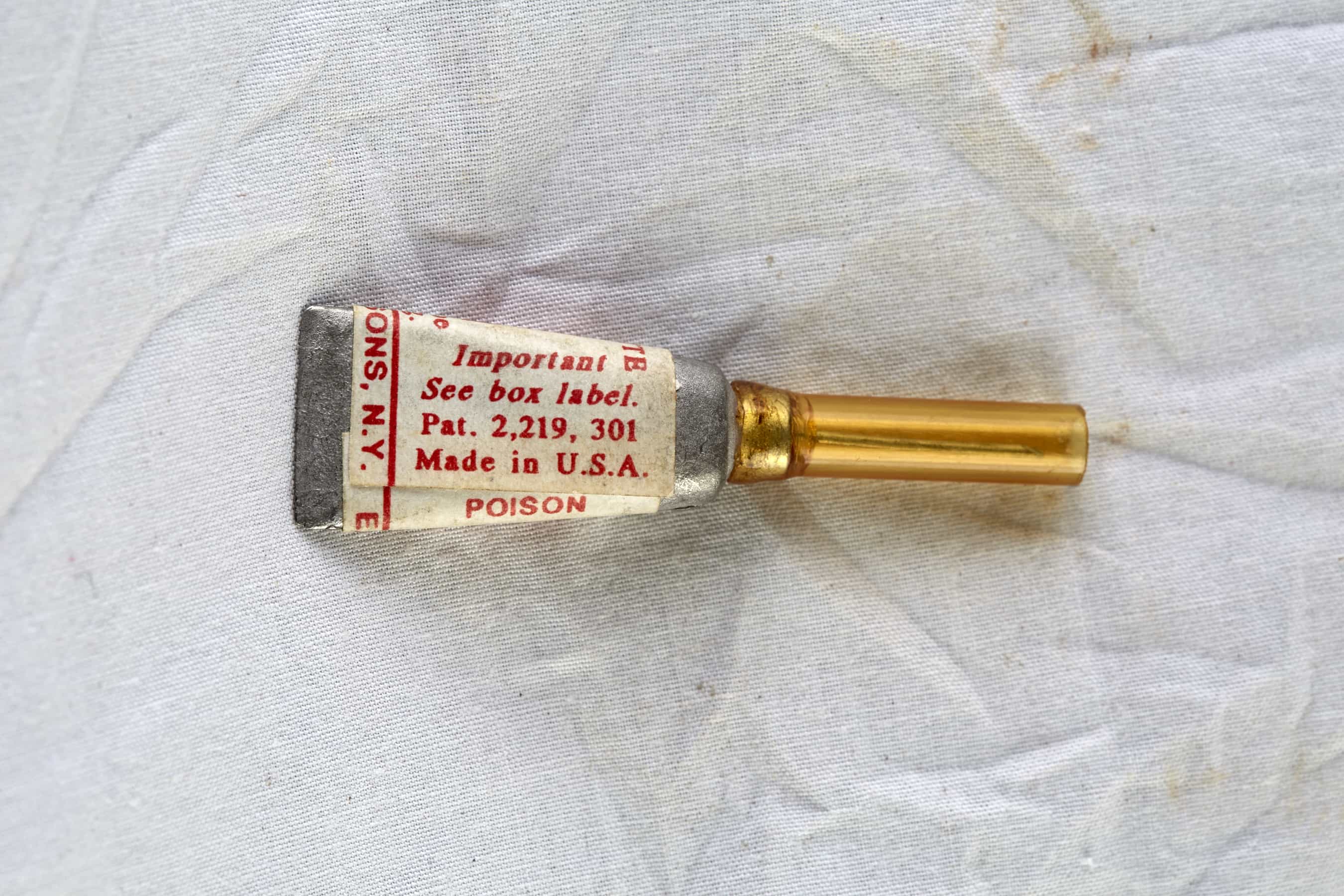Band of Brothers film prop: Morphine Squibb