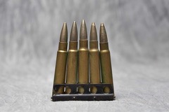 Clip of five .303 rounds