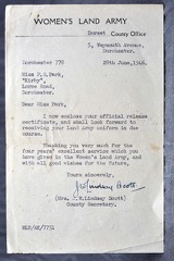 Land Army Ephemera