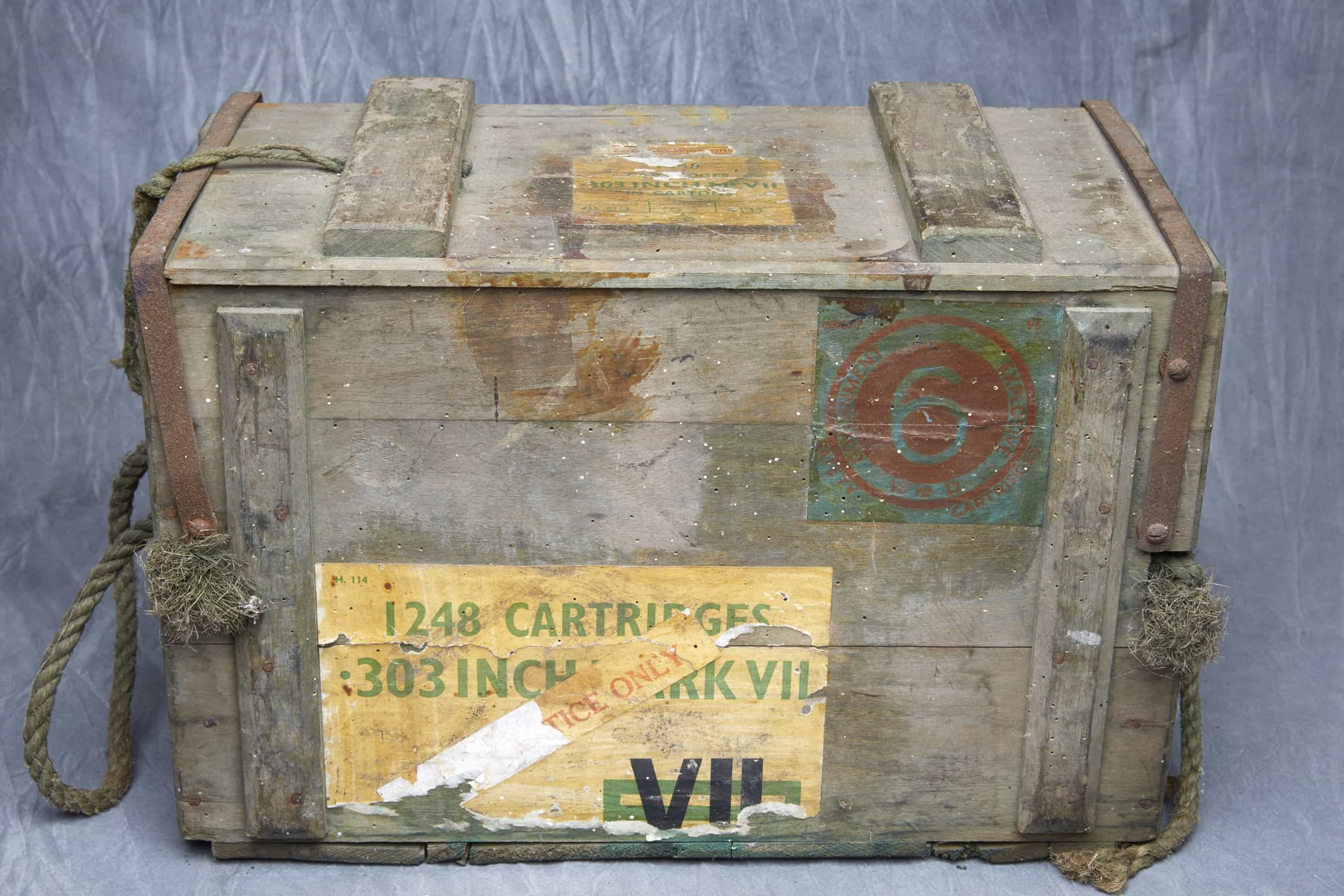 .303 Wooden Ammunition Box