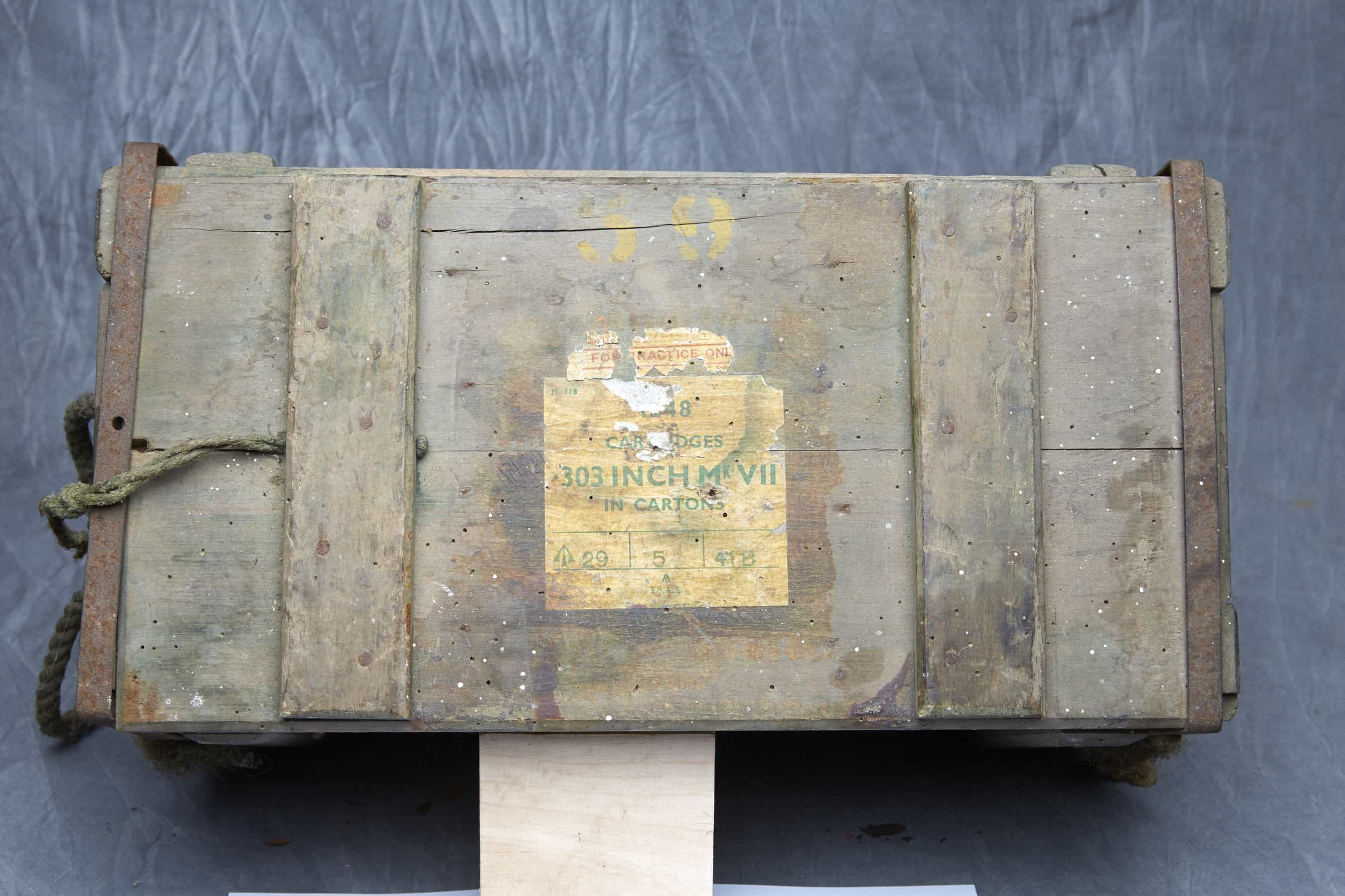 .303 Wooden Ammunition Box
