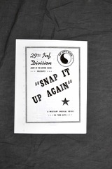 29th Inf Div Musical Revue Programme