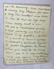 Air Mail letter from Mrs Rowe to Mrs Roxy Womer, dated 17 March 1943