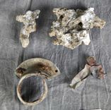 Four pieces of wreckage, recovered from the site of a Heinkel 111, brought down near East Woodhay, on the night of 28/29 July 1940